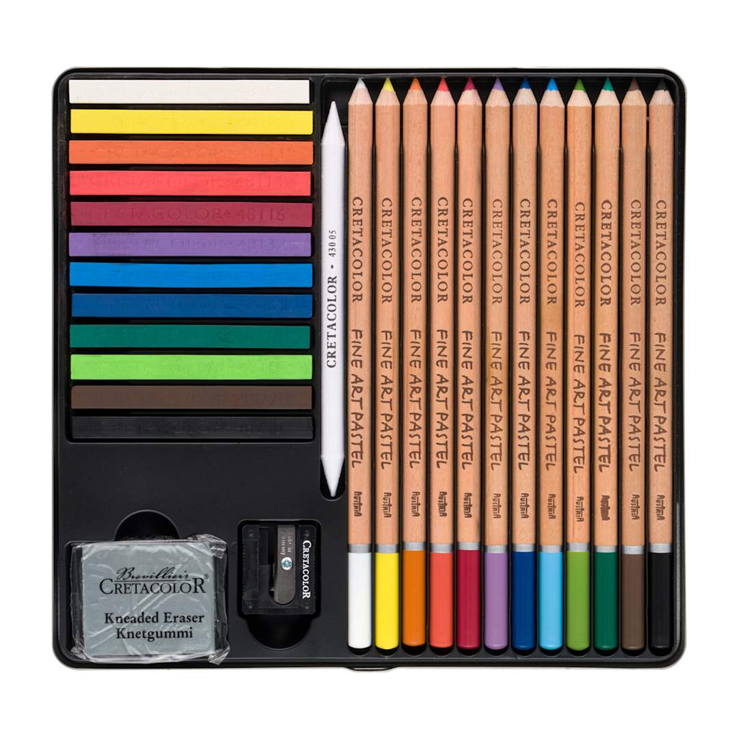 Open in modal - The Pastel Basic Box Pastel Drawing 27-Piece Set 27-Piece Set