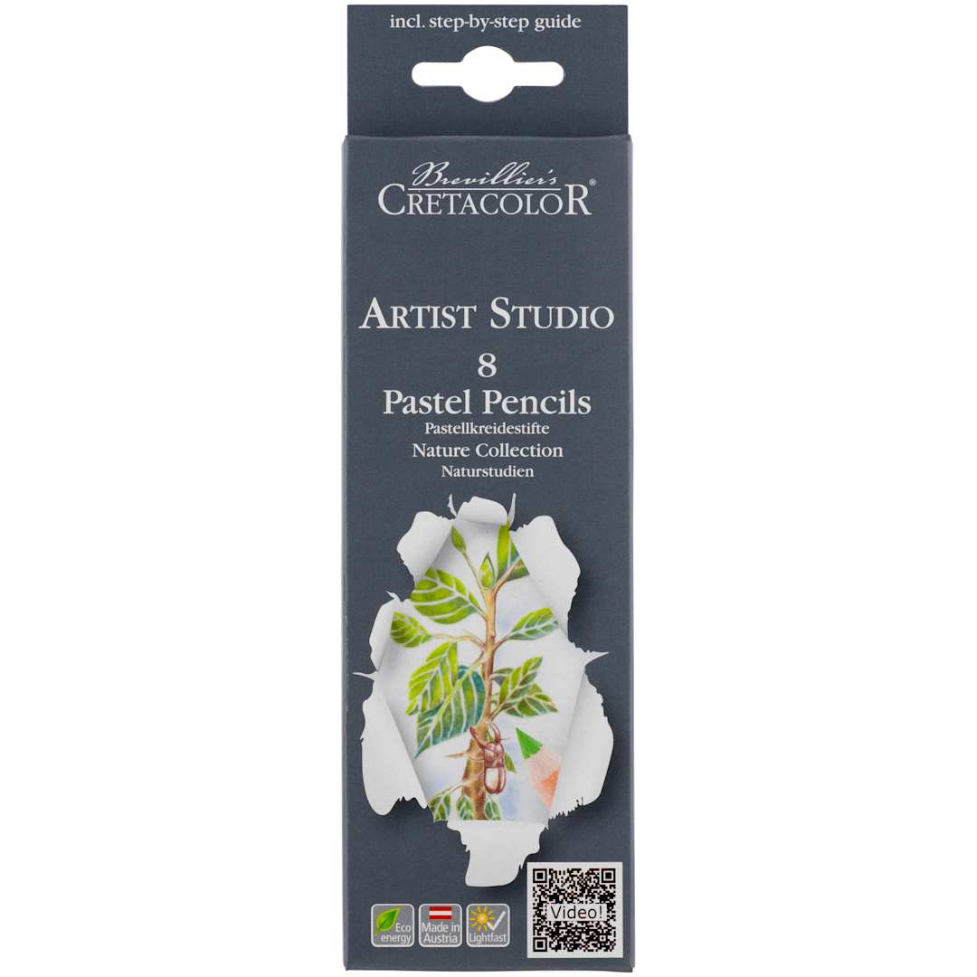Open in modal - Cretacolor Pencils Set of 8, Nature Colors