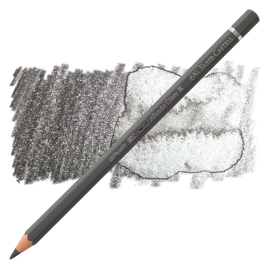 Open in modal - Faber-Castell Albrecht Durer Watercolor Pencil - Warm Gray V pencil and swatch