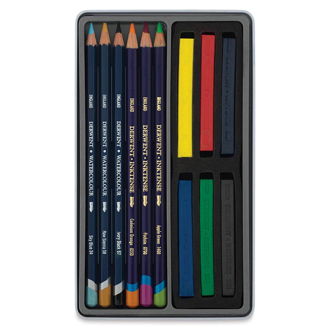 Open in modal - 
Watercolor Pencils, Set of 12  Inside of Package