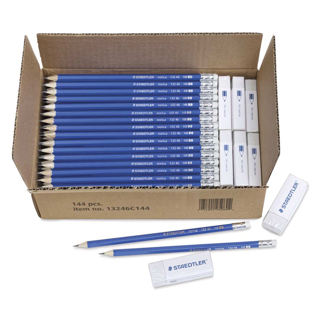 Open in modal - Staedtler My First Norica Pencil - Class Pack of 144, packaging open to show contents