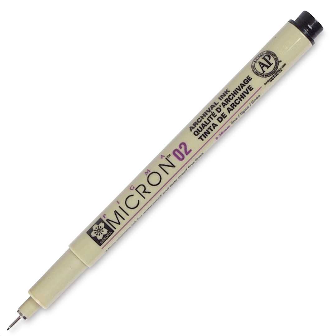 Open in modal - Sakura Pigma Micron Pen - Black, 02