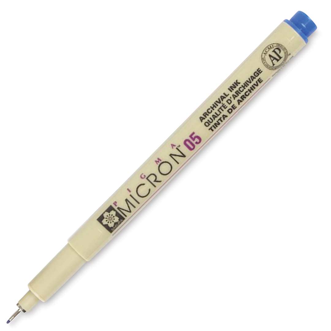 Open in modal - Sakura Pigma Micron Pen - Blue, 05