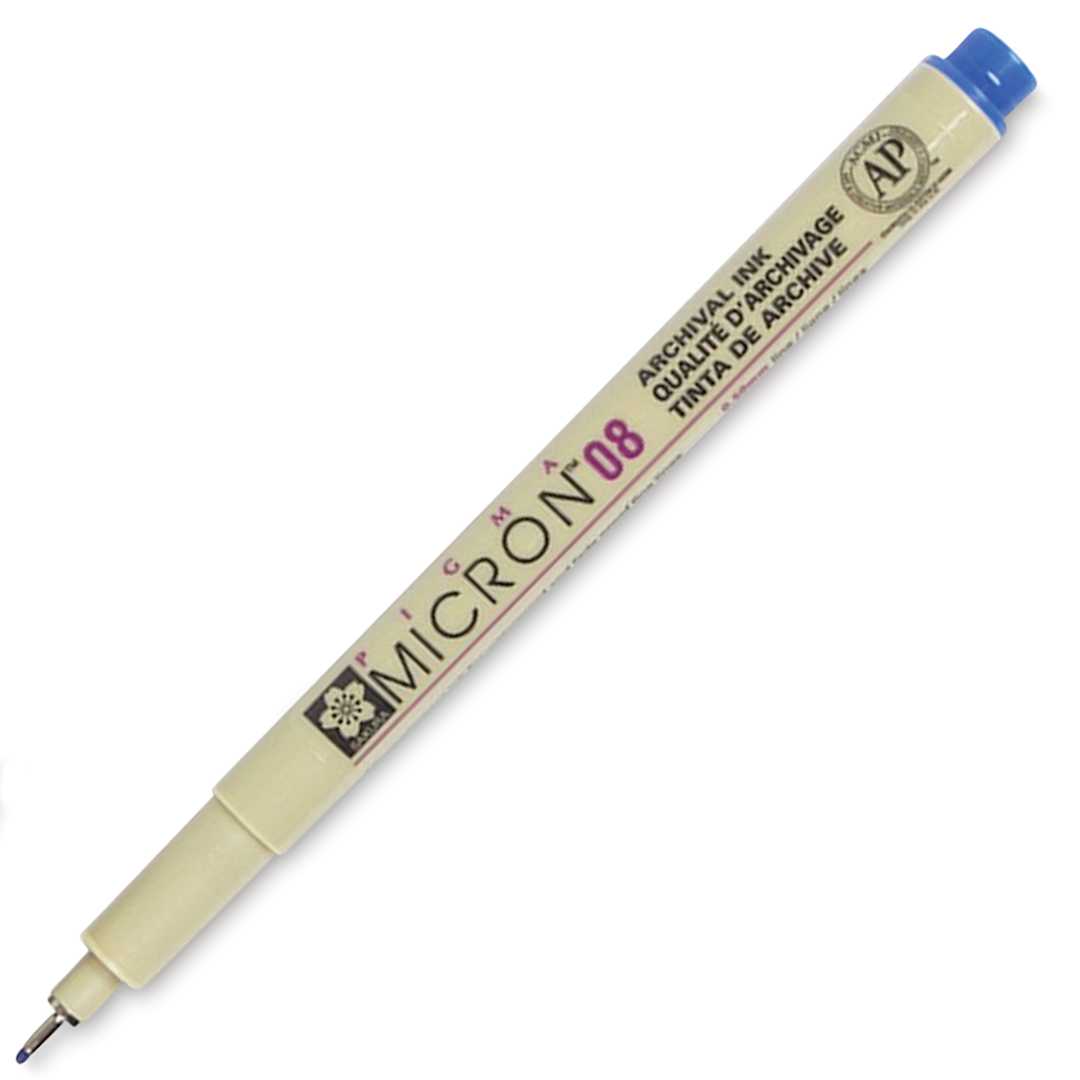 Open in modal - Sakura Pigma Micron Pen - Blue, 08