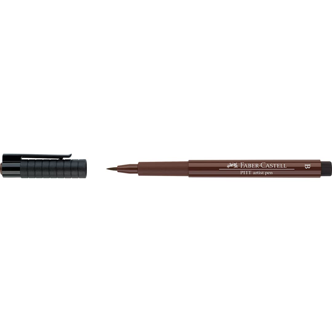 Open in modal - PITT Artist Brush Pen Sepia - Trilingual Packaging