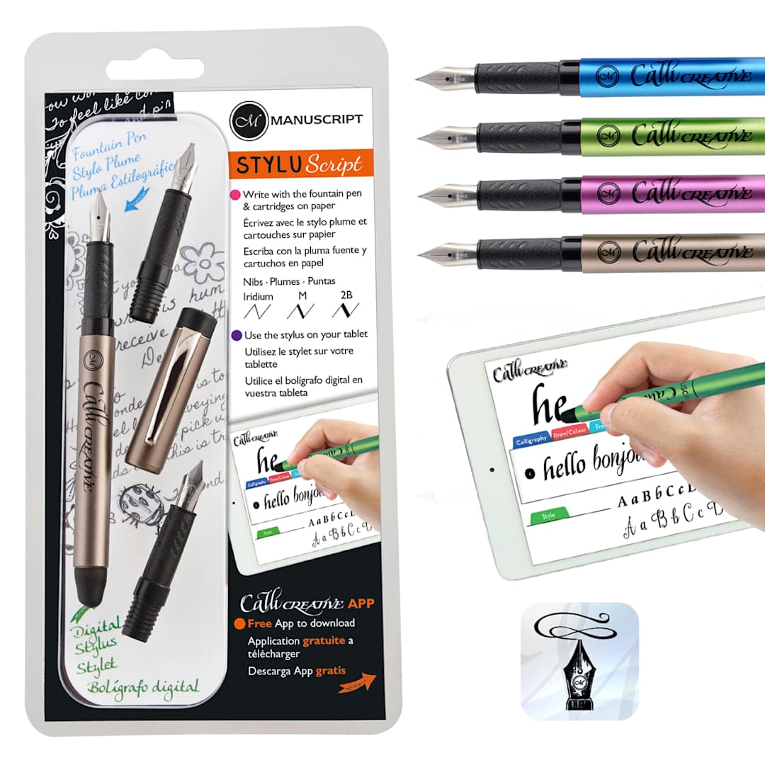 Open in modal - Callicreative StyluScript 3-Nib Sets 3-Nib Set   Assorted Colors