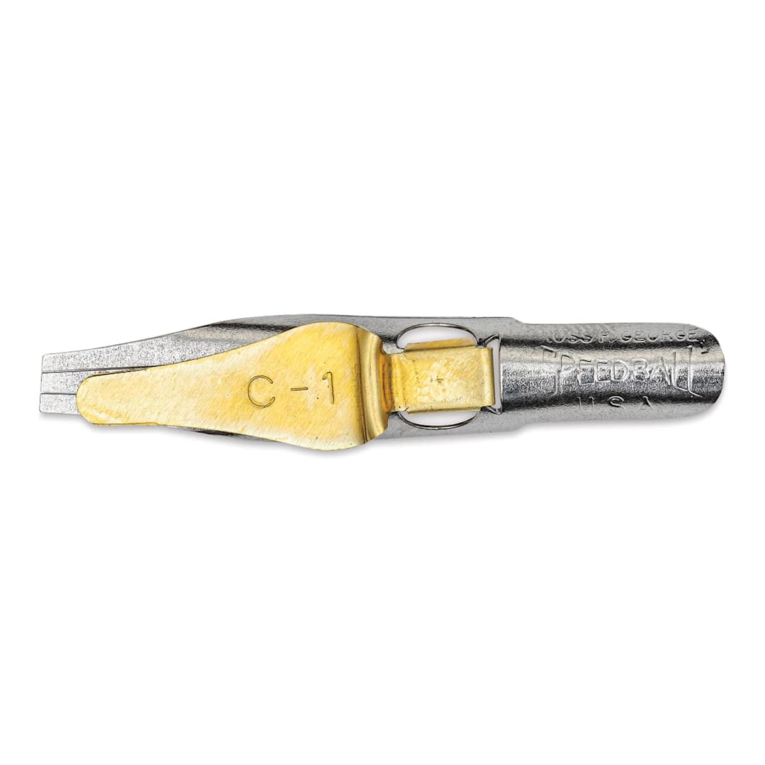 Open in modal - Speedball Broad Edge C-Series Flat Calligraphy Nib - C1