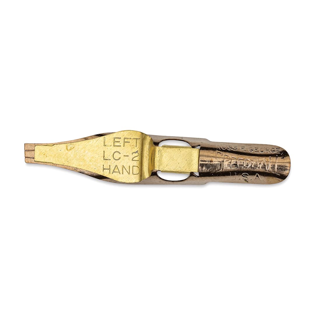 Open in modal - Speedball Broad Edge C-Series Flat Calligraphy Nib - LC2, Left-Handed