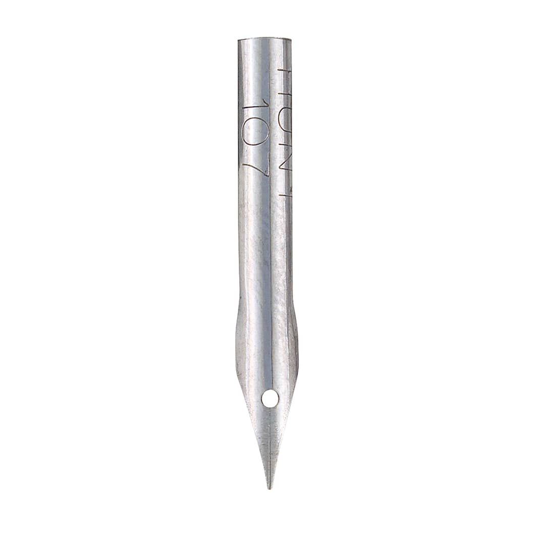 Open in modal - Speedball Hunt Crowquill Pen Nib - #107 Hawk Quill, single nib