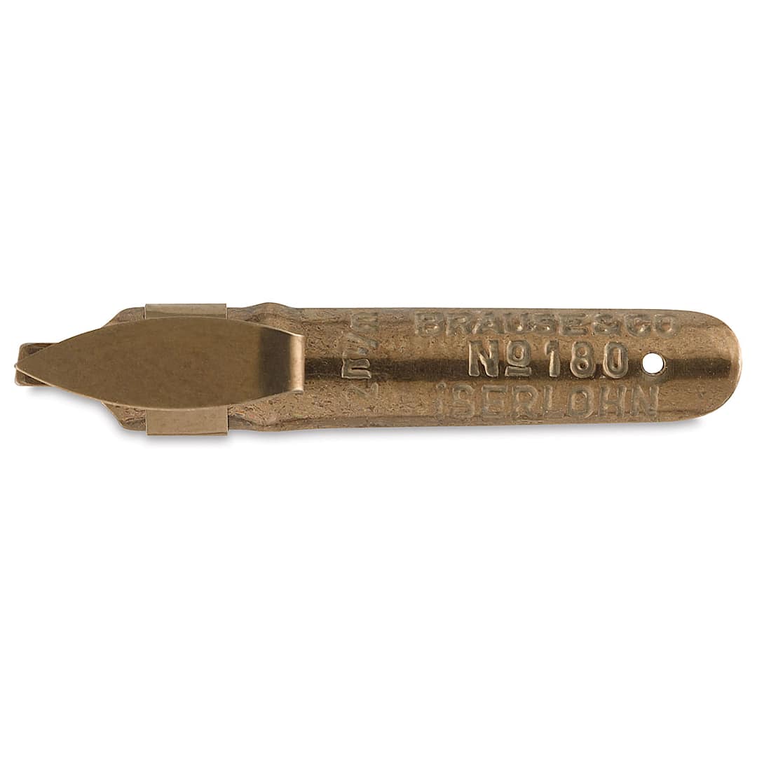 Open in modal - Brause No. 180 Bandzug Calligraphy Nib - 2 mm Tip