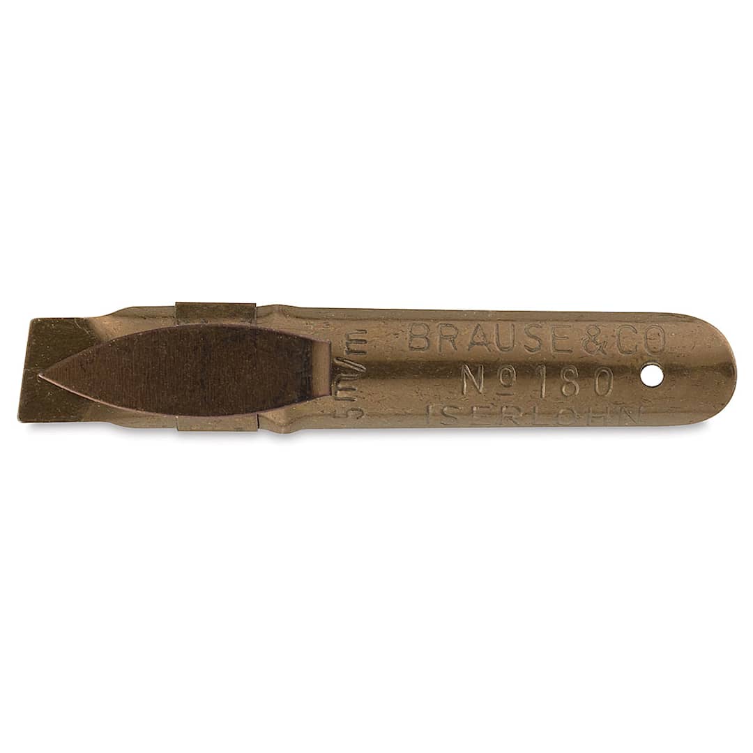 Open in modal - Brause No. 180 Bandzug Calligraphy Nib - 5 mm Tip