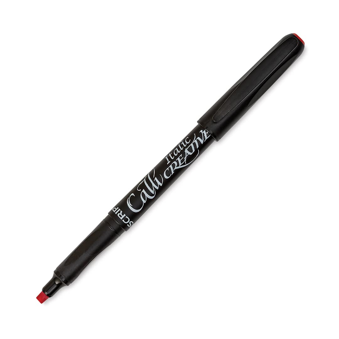 Open in modal - Manuscript CalliCreative Italic Marker - Red, 3.6 mm, Broad Point