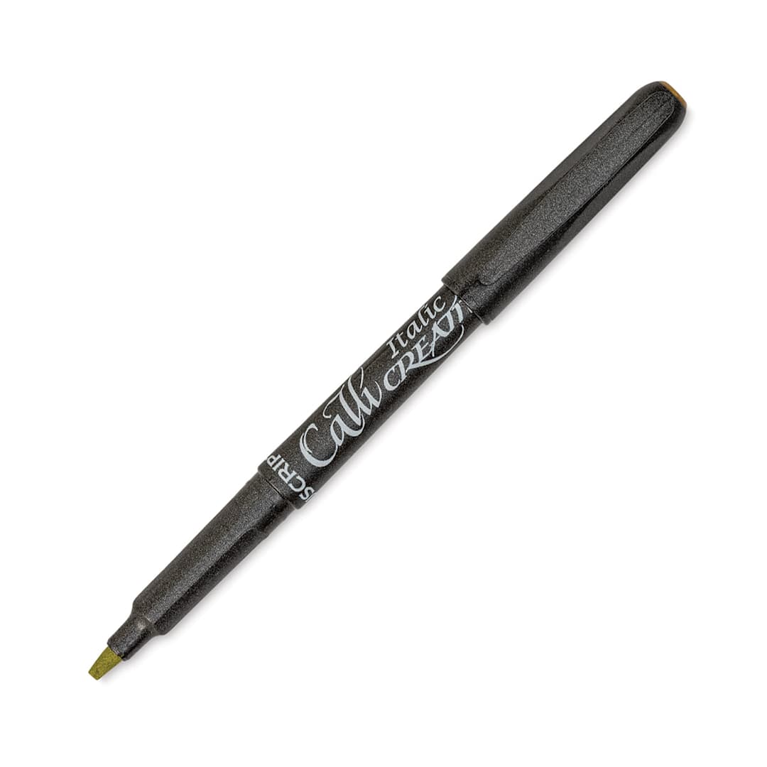 Open in modal - Manuscript CalliCreative Italic Marker - Metallic Gold, 2.5 mm, Medium Point