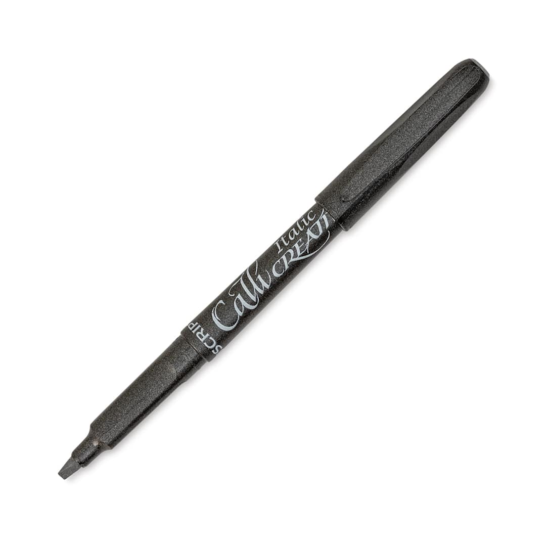 Open in modal - Manuscript CalliCreative Italic Marker - Metallic Sliver, 2.5 mm, Medium Point