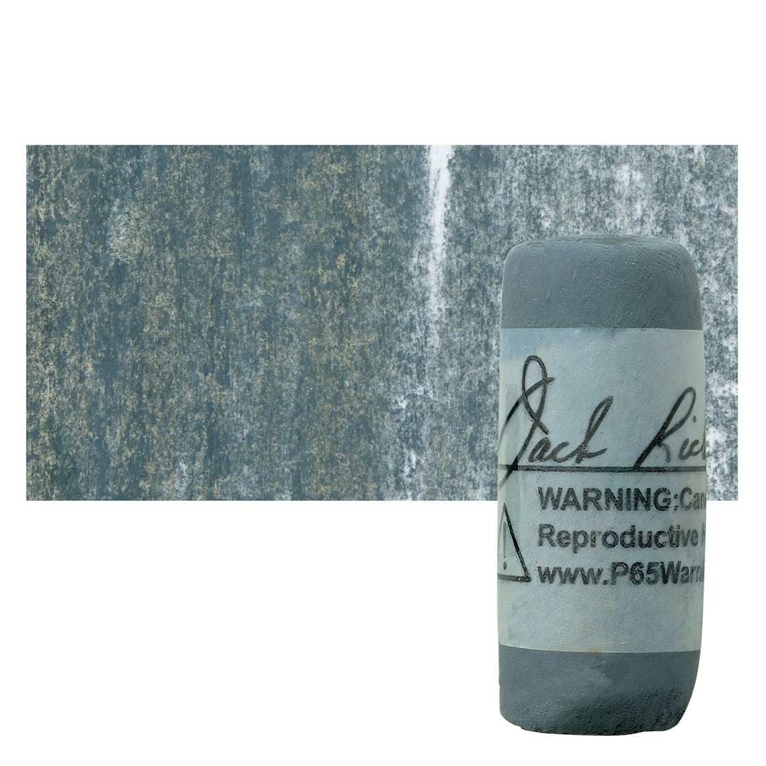 Open in modal - Richeson Soft Handrolled Pastel - Grey GY45, pastel and swatch