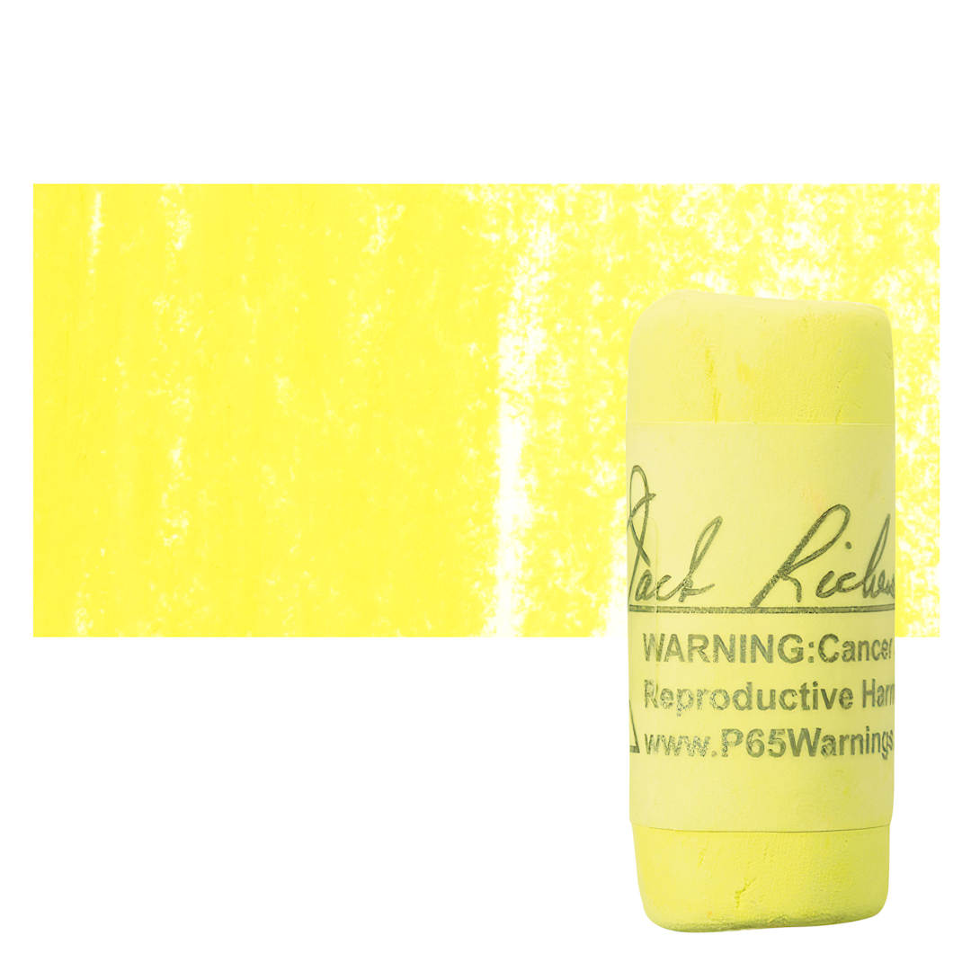Open in modal - Richeson Soft Handrolled Pastel - Yellow Y7, pastel and swatch