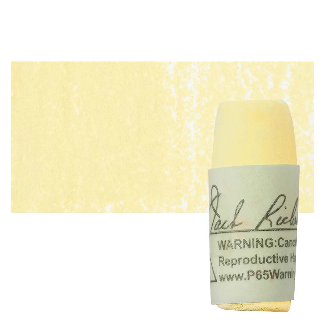Open in modal - Richeson Soft Handrolled Pastel - Earth Yellow EY1, pastel and swatch