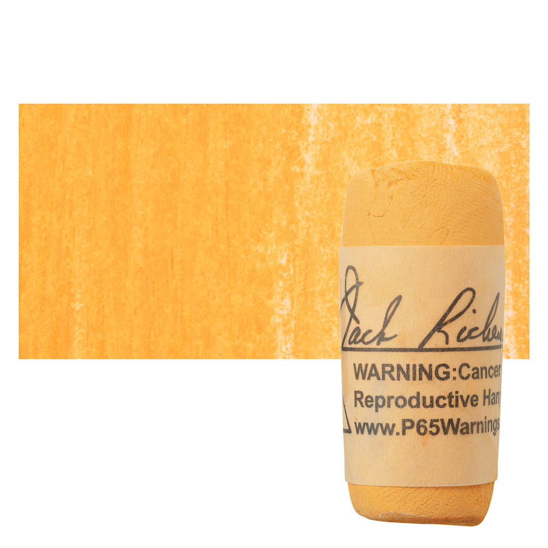 Open in modal - Richeson Soft Handrolled Pastel - Orange O7, pastel and swatch
