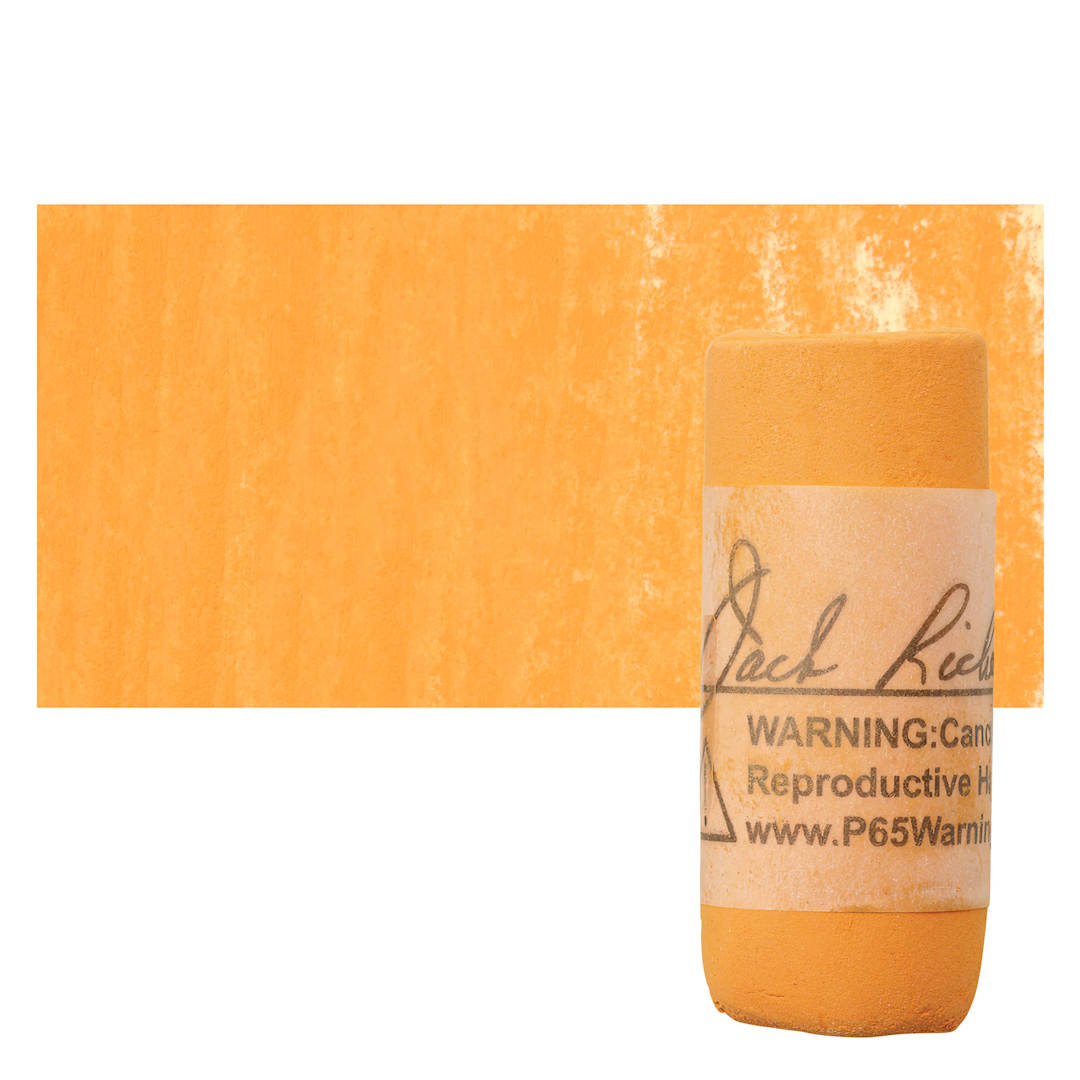 Open in modal - Richeson Soft Handrolled Pastel - Orange O17, pastel and swatch