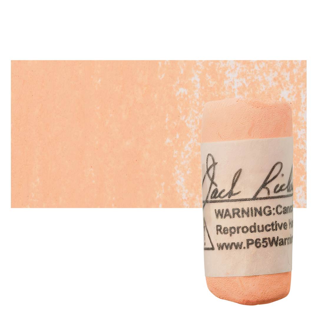 Open in modal - Richeson Soft Handrolled Pastel - Earth Orange EO4, pastel and swatch