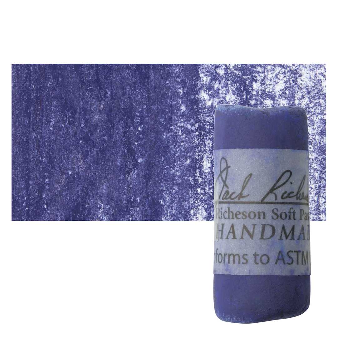 Open in modal - Richeson Soft Handrolled Pastel - Blue B36, pastel and swatch