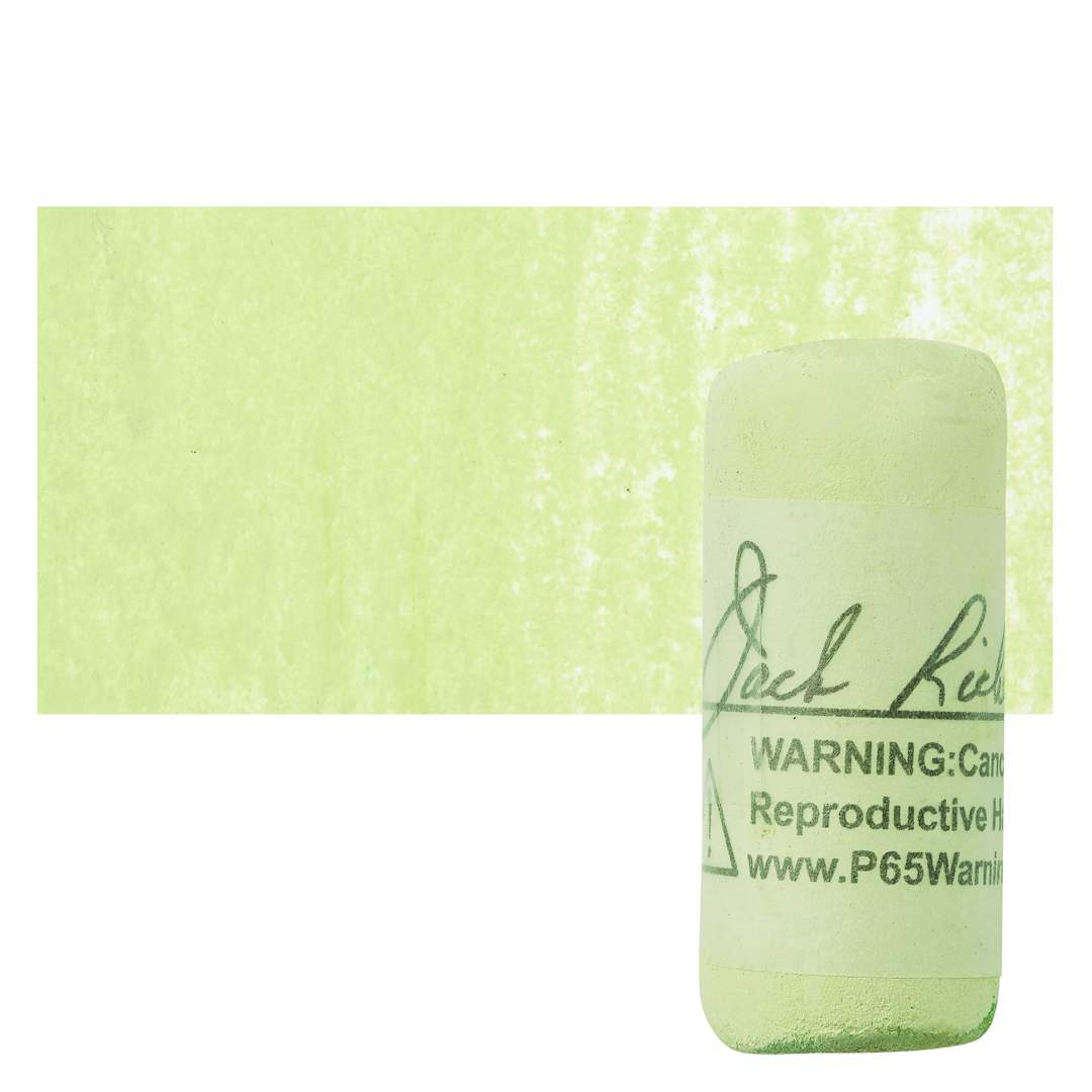 Open in modal - Richeson Soft Handrolled Pastel - Green G8, pastel and swatch