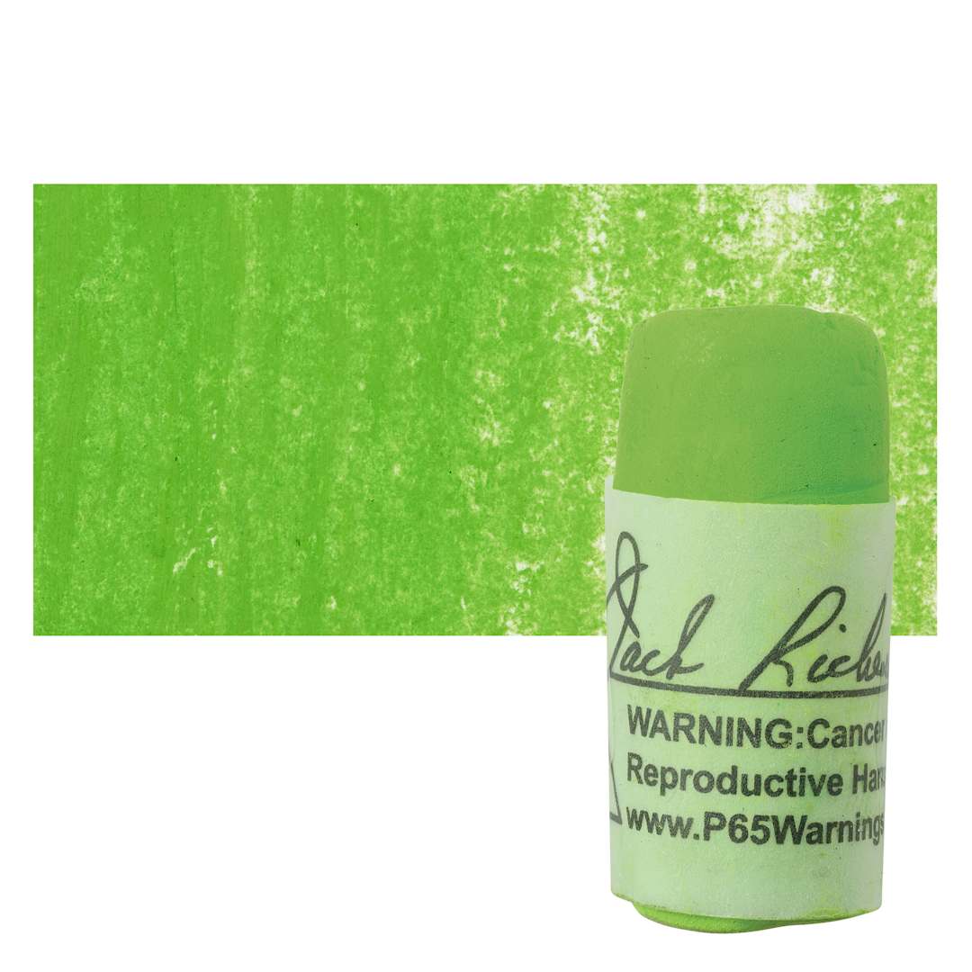 Open in modal - Richeson Soft Handrolled Pastel - Green G11, pastel and swatch