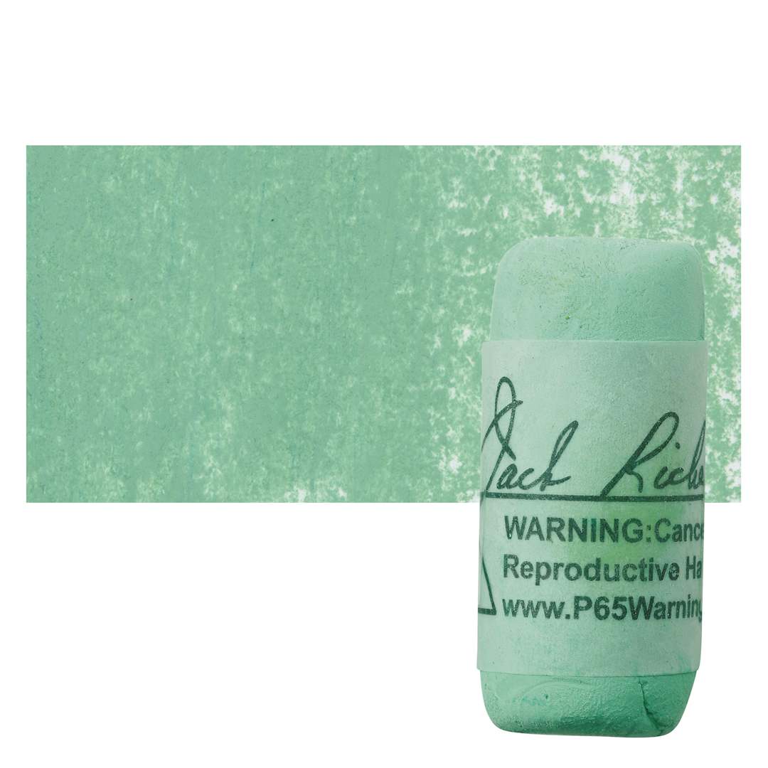 Open in modal - Richeson Soft Handrolled Pastel - Green G48, pastel and swatch