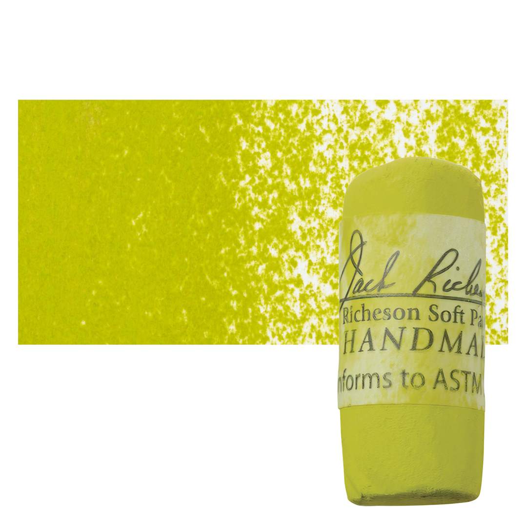 Open in modal - Richeson Soft Handrolled Pastel - Earth Green EG20, pastel and swatch