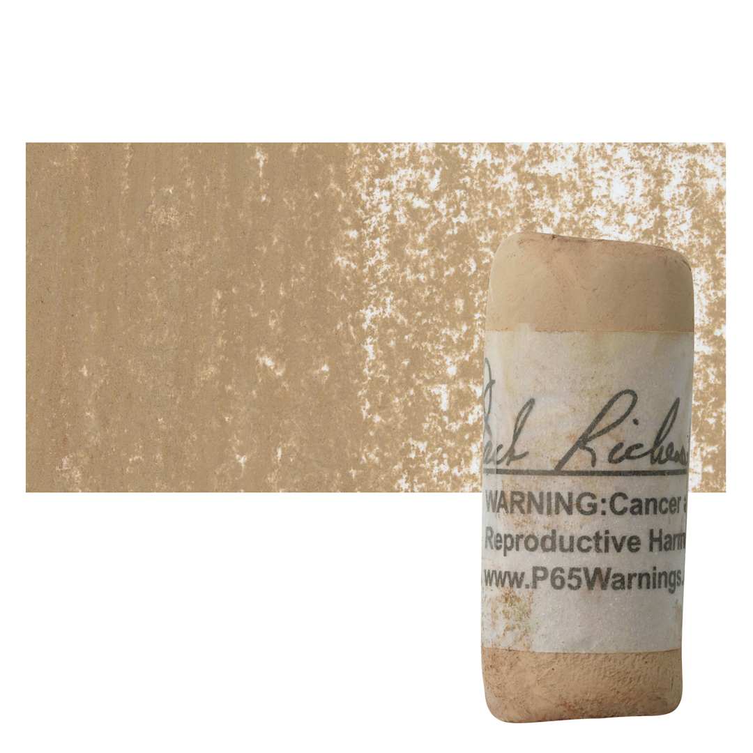 Open in modal - Richeson Soft Handrolled Pastel - Earth Brown EB20, pastel and swatch