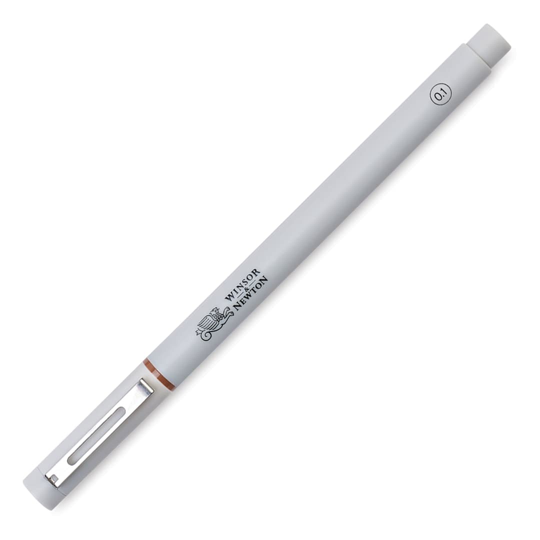 Open in modal - Winsor & Newton Fineliner - Sepia, 0.1 mm, cap on