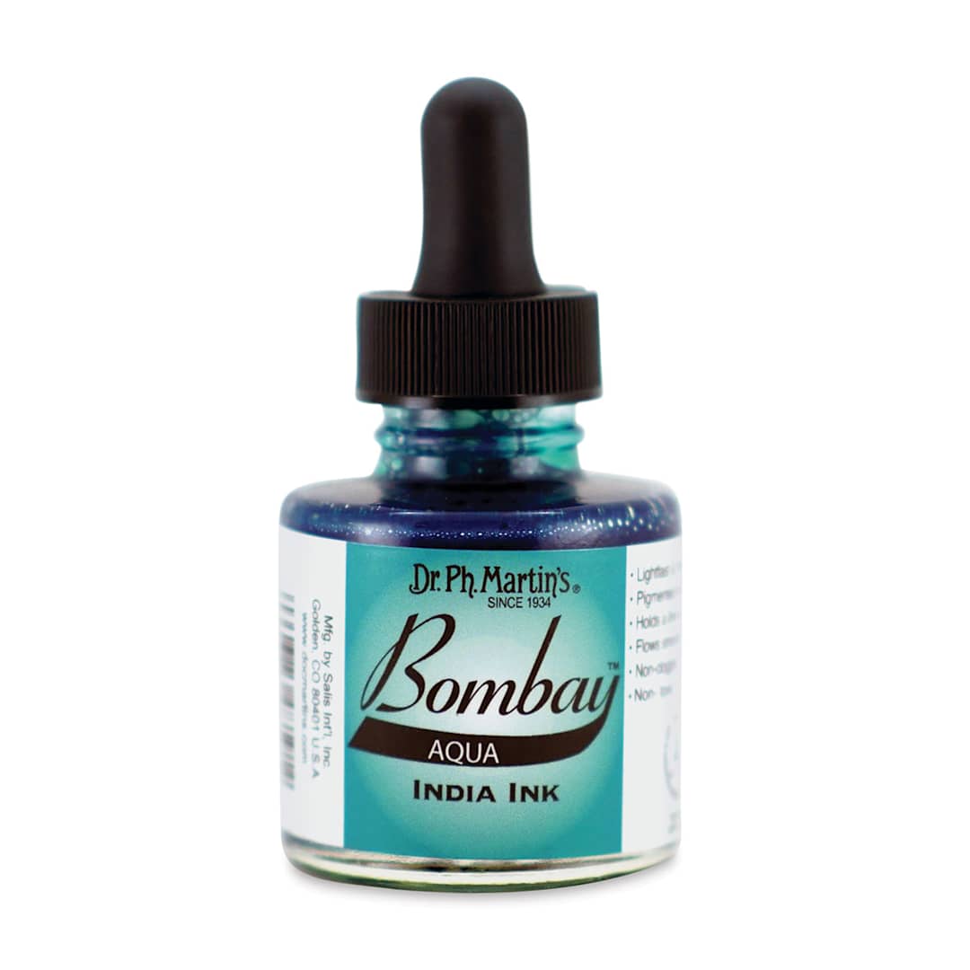 Open in modal - Dr. Ph. Martin's Bombay India Ink - 1 oz, Aqua