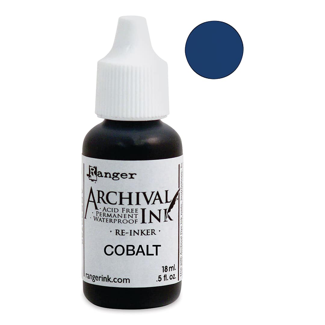 Open in modal - Ranger Archival Ink Pad Re-Inker - Cobalt