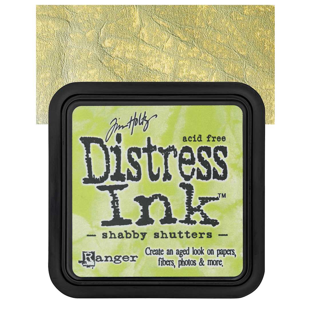 Open in modal - Ranger Distress Ink Pad - Shabby Shutters pad and swatch