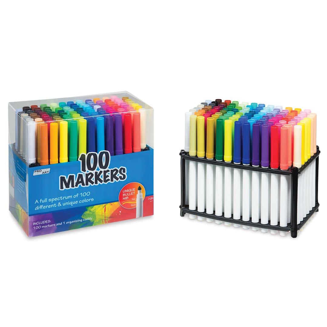 Open in modal - 100-Color Marker Set