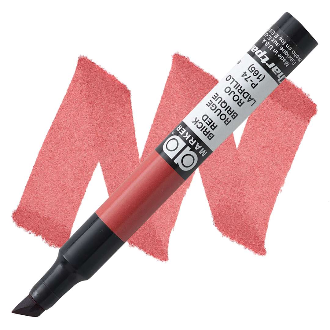 Open in modal - Chartpak Ad Marker - Brick Red marker and swatch