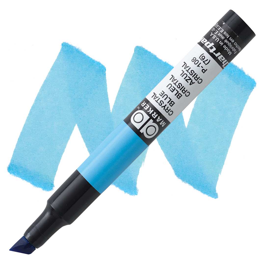 Open in modal - Chartpak Ad Marker - Crystal Blue marker and swatch