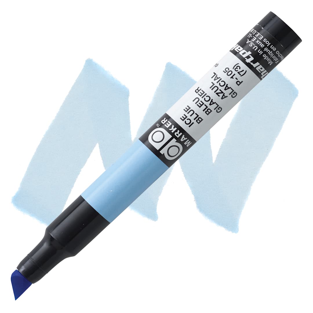 Open in modal - Chartpak Ad Marker - Ice Blue marker and swatch
