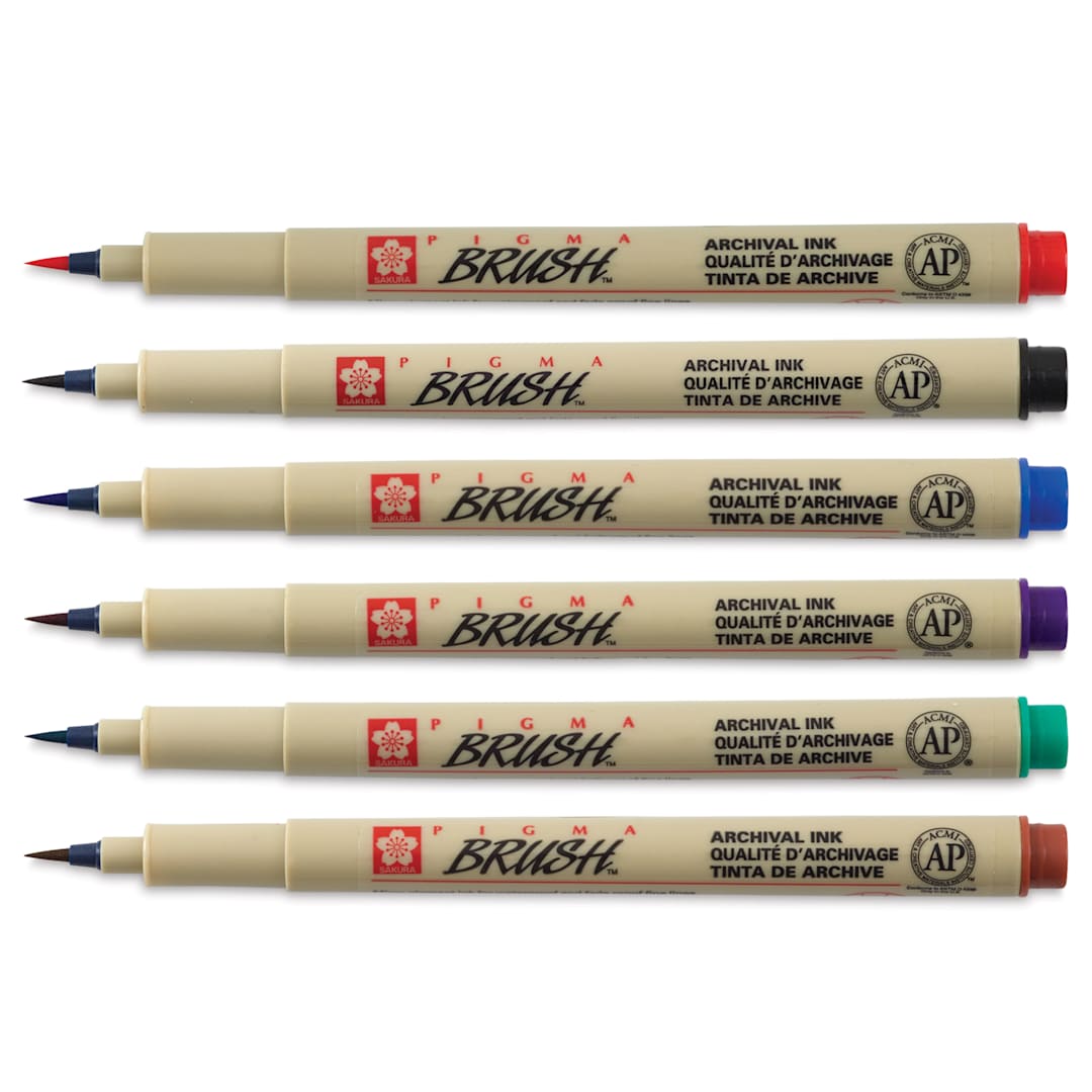 Open in modal - Sakura Pigma Brush Markers and Sets