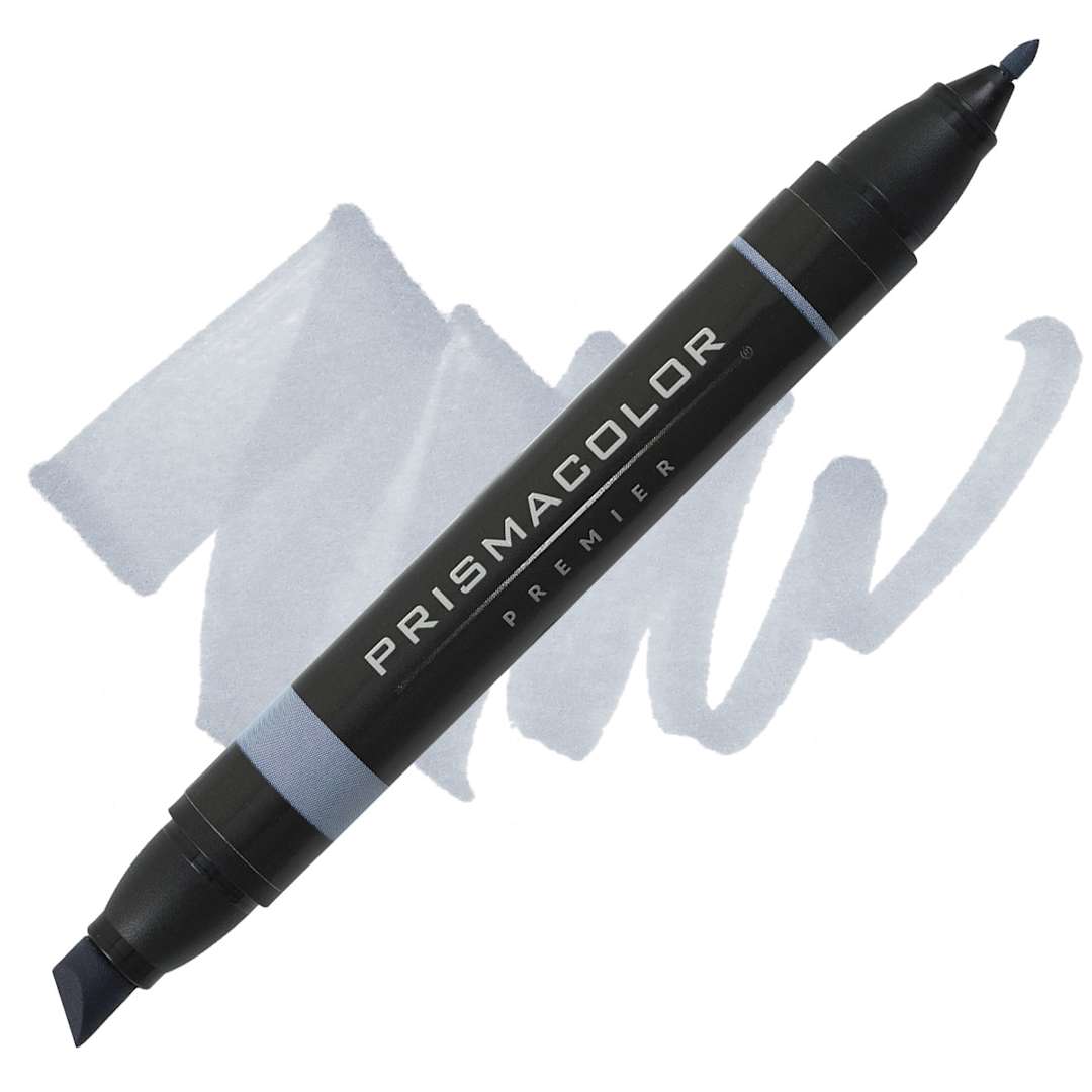 Open in modal - Prismacolor Premier Dual-Ended Art Marker - Cool Grey 40% (marker and swatch)