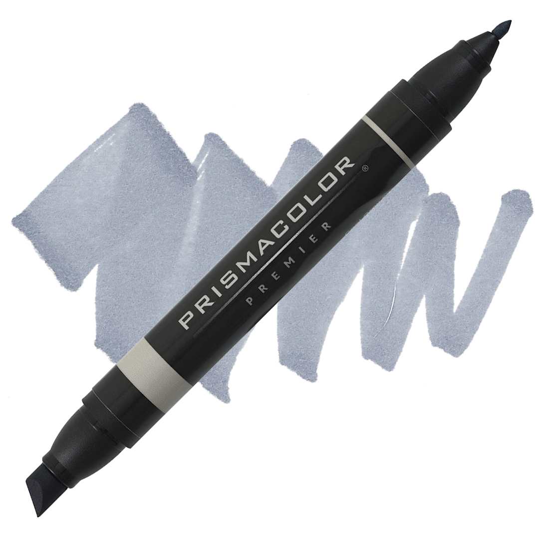 Open in modal - Prismacolor Premier Dual-Ended Art Marker - Cool Grey 60% (marker and swatch)