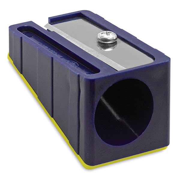 Open in modal - Graphite Crayon Sharpener - Closeup showing blade