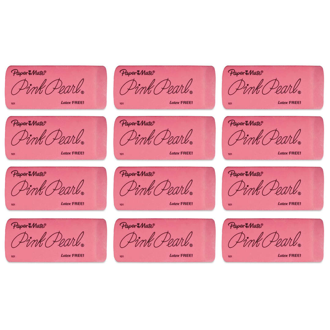 Open in modal - Pink Pearl Eraser - Large, Pkg of 12
