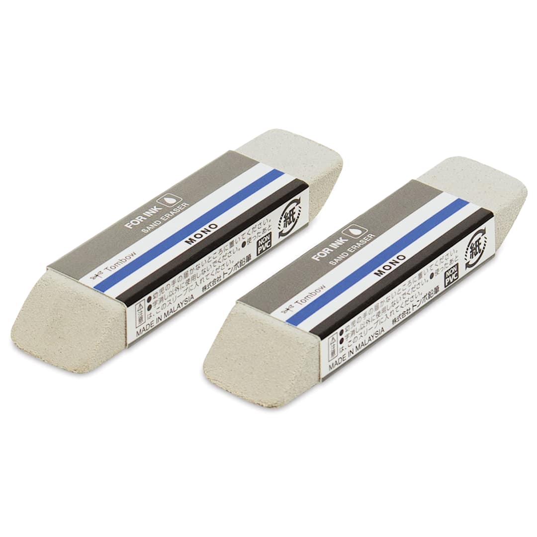 Open in modal - Tombow Mono Colored Pencil Eraser - Pkg of 2