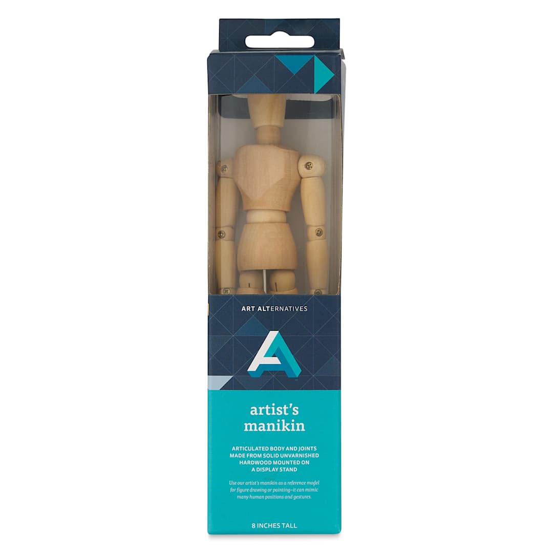 Open in modal - Art Alternatives Manikin, 8", in packaging