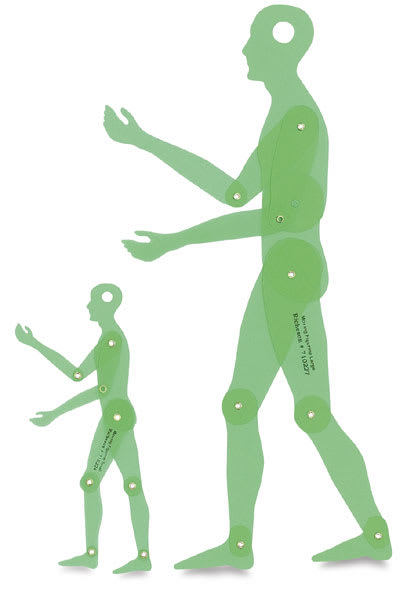 Open in modal - Human Figure Templates