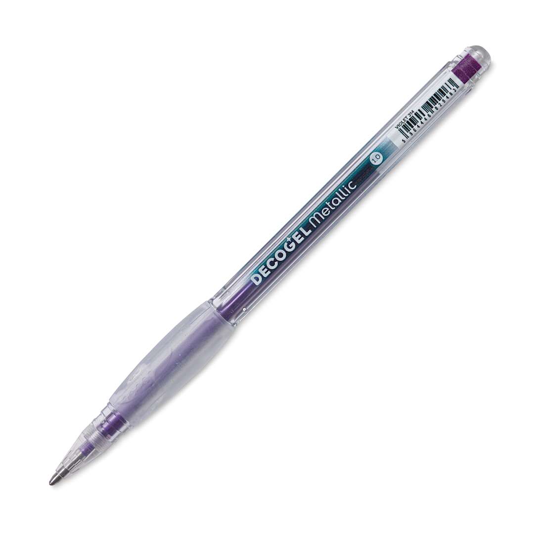 Open in modal - Karin DecoGel Metallic Pen - 314, Violet, cap off