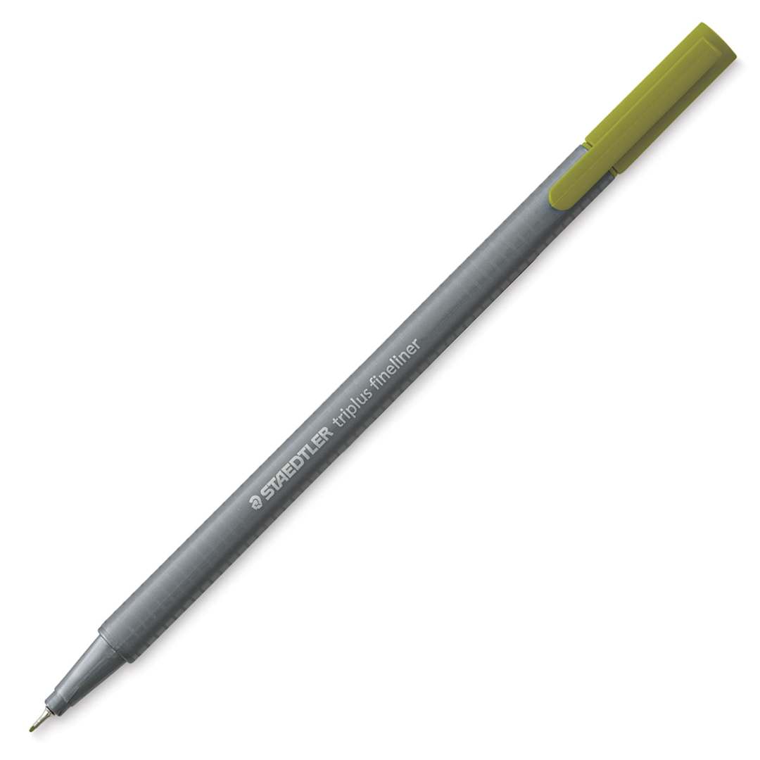 Open in modal - Staedtler Triplus Fineliner Pen - Olive Green