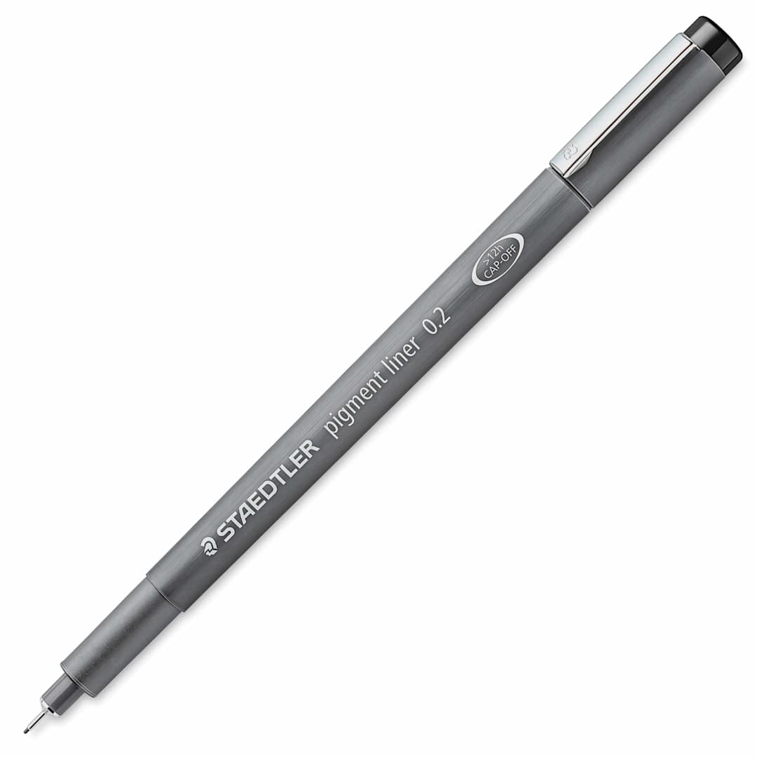 Open in modal - Staedtler Pigment Liner Pen - Black, 0.2 mm