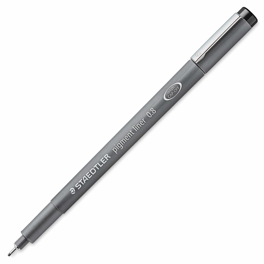 Open in modal - Staedtler Pigment Liner Pen - Black, 0.8 mm